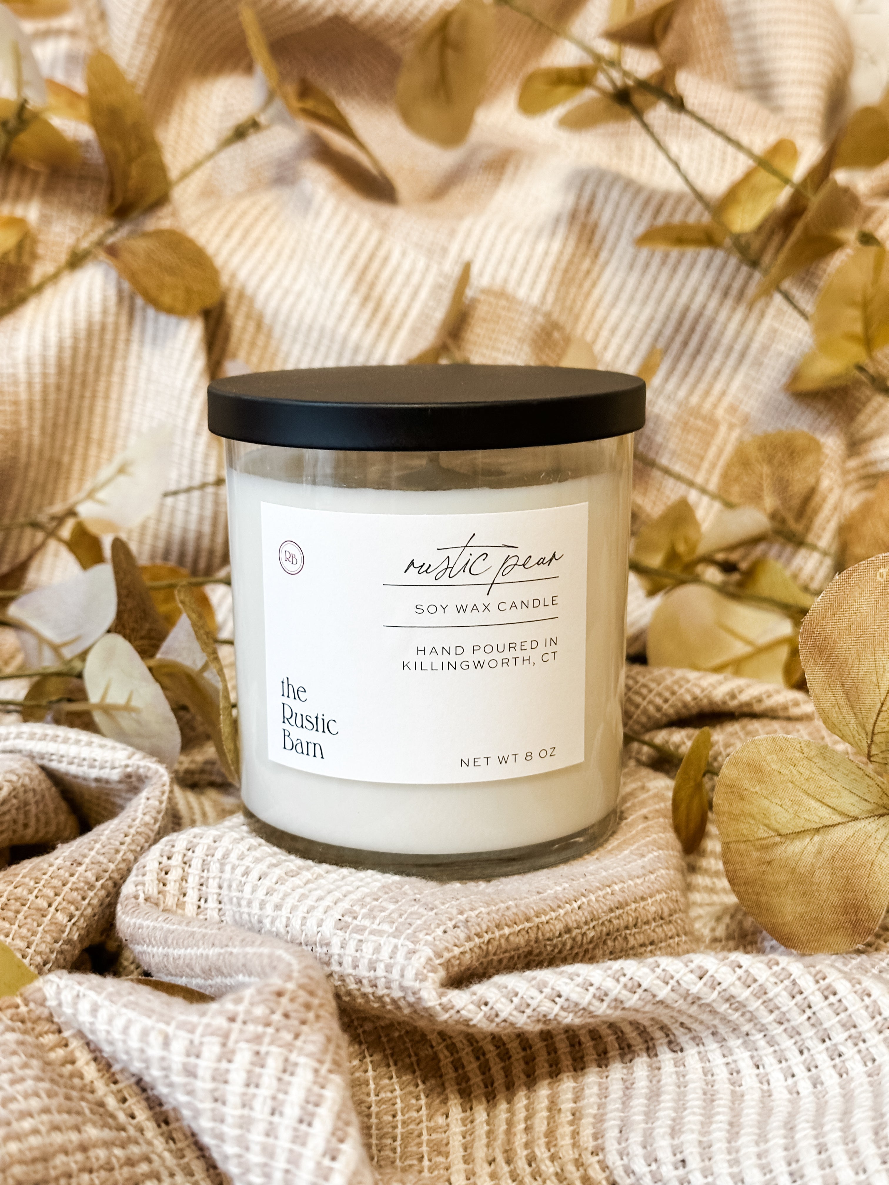 Rustic Pear Hand Poured Soy Candle