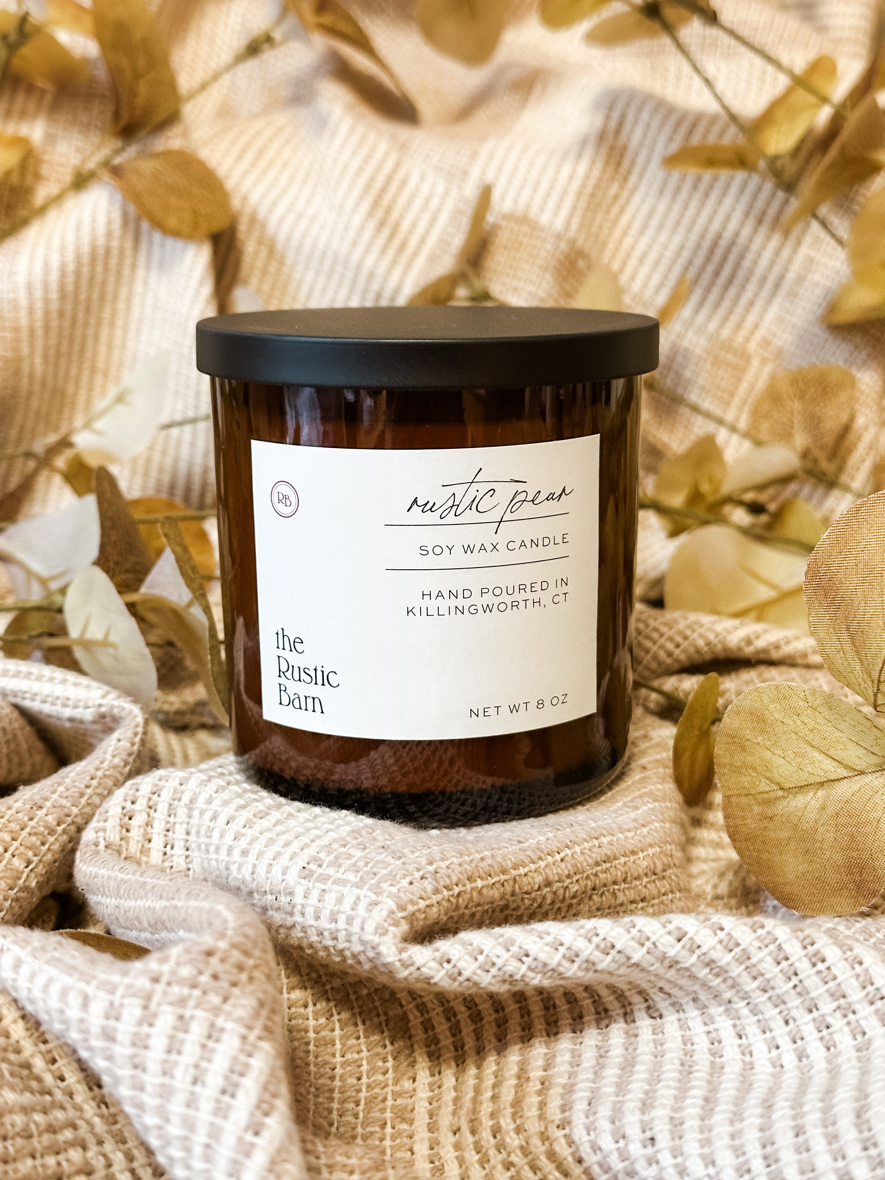 Rustic Pear Hand Poured Soy Candle