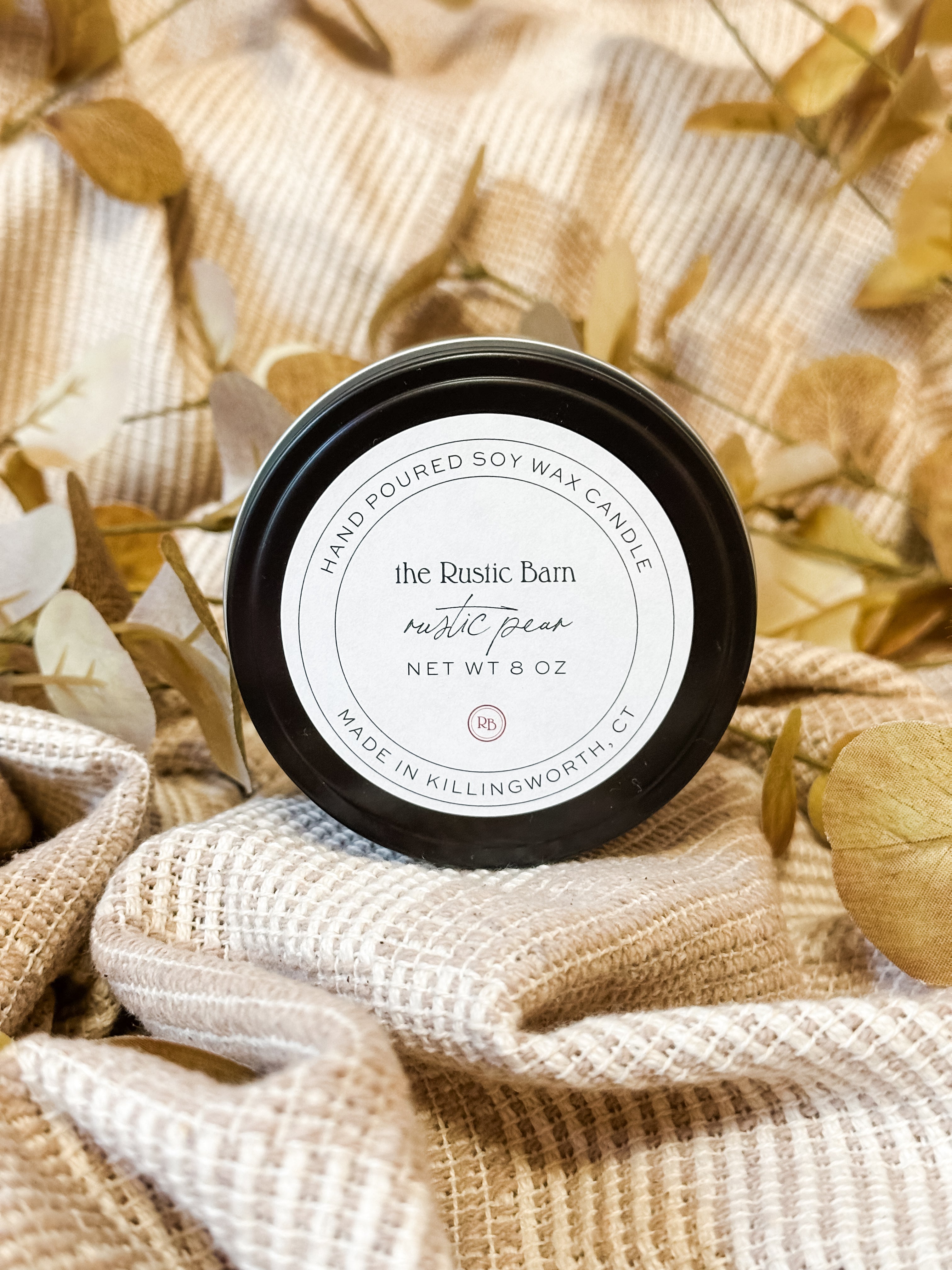 Rustic Pear Hand Poured Soy Candle