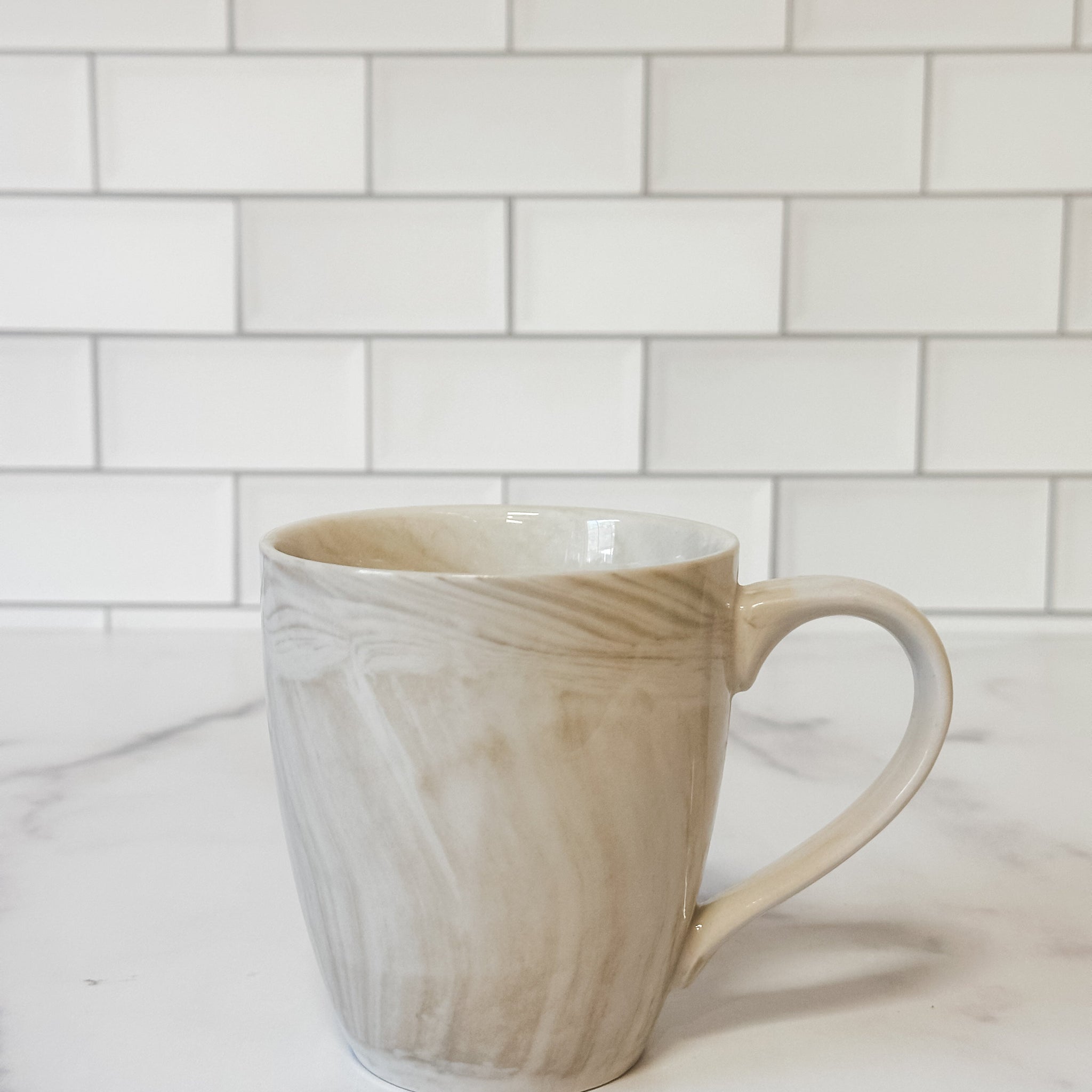 Porcelain Marble Design Mugs