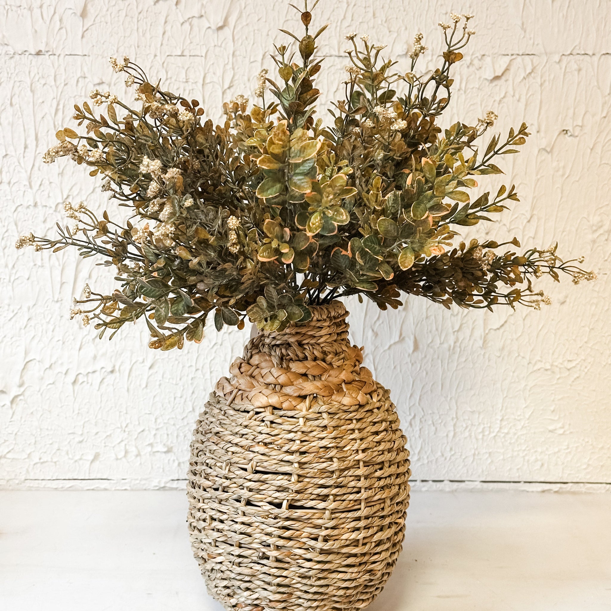 Seagrass Woven Vase-Large