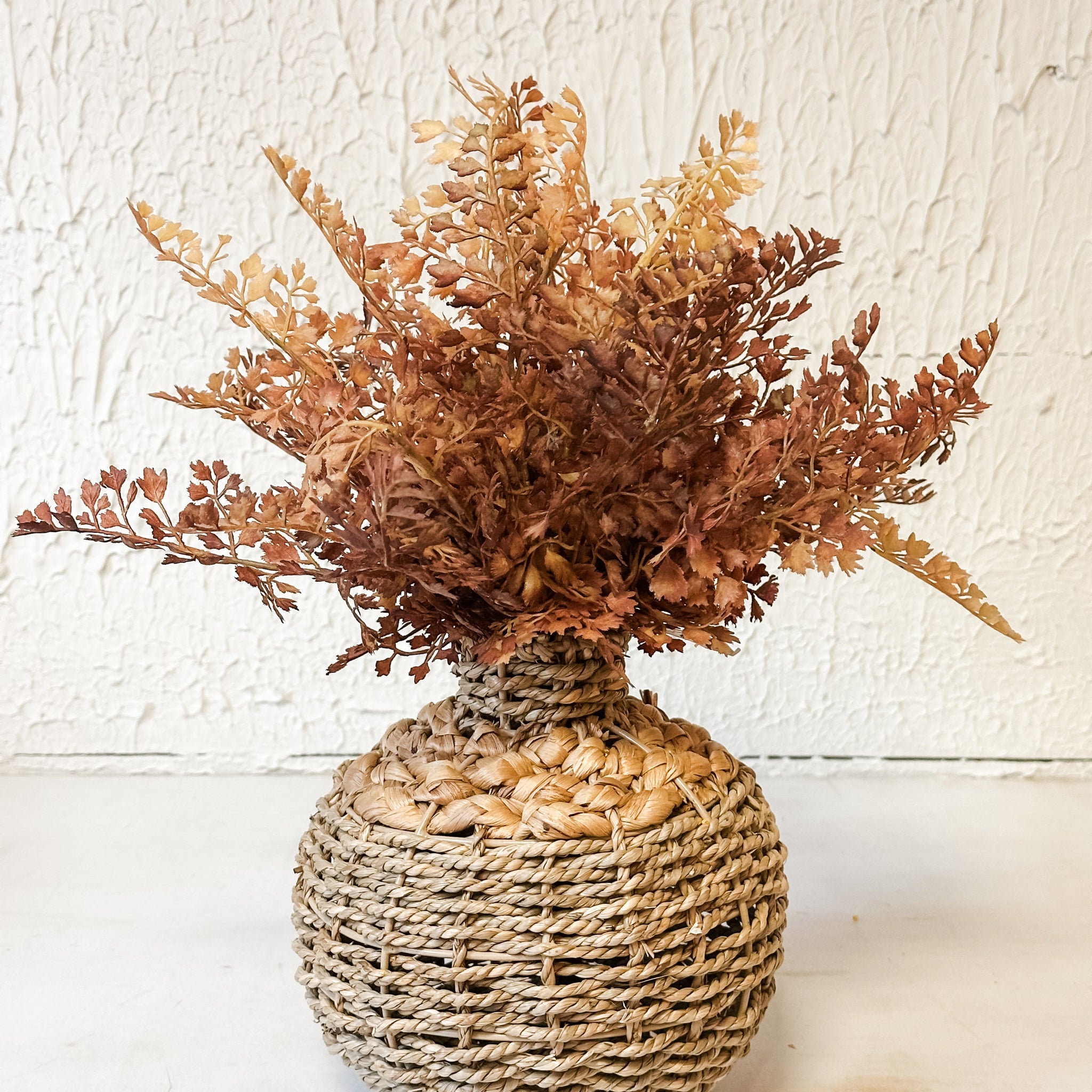 Seagrass Woven Vase-Small