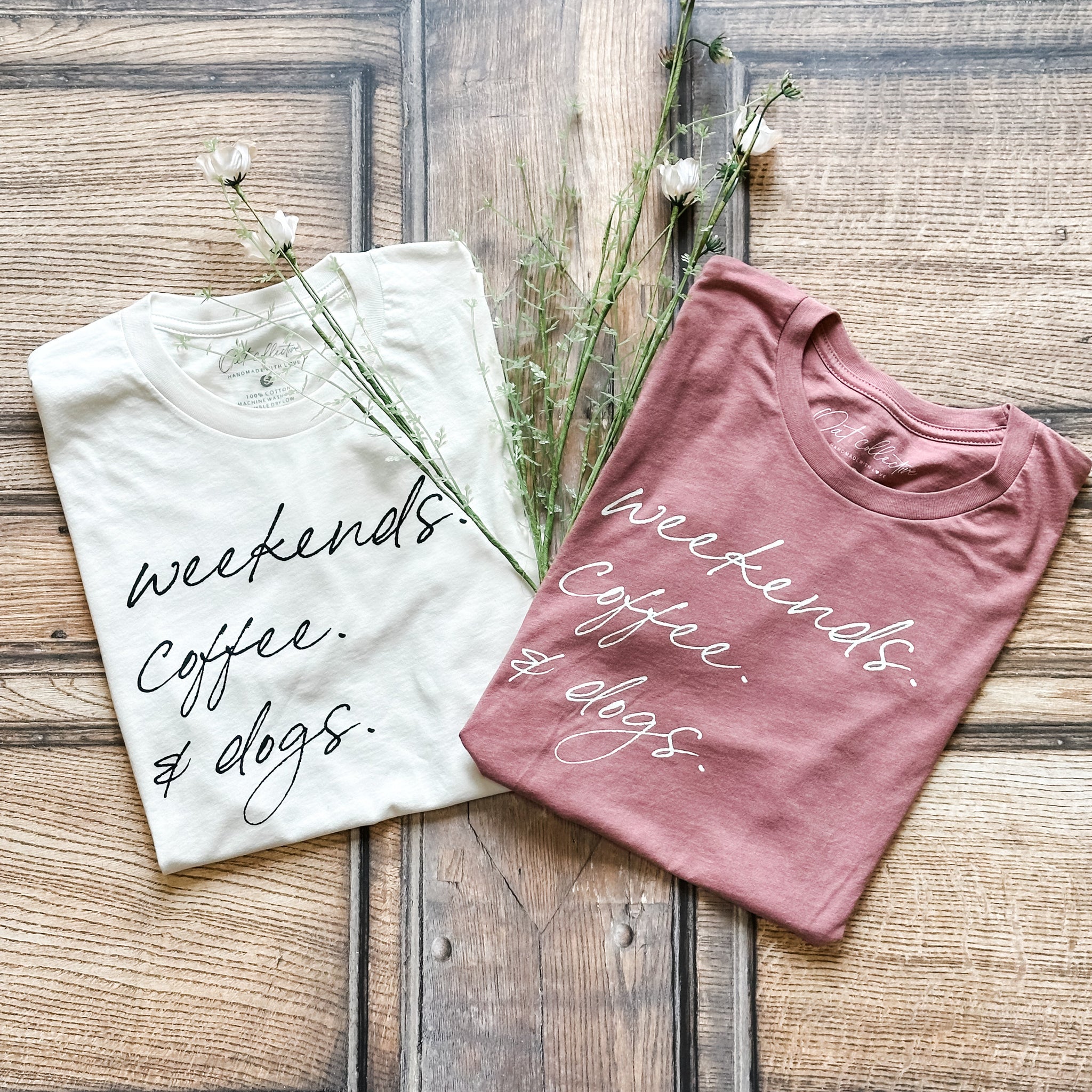 WEEKENDS COFFEE AND DOGS Graphic T-Shirt
