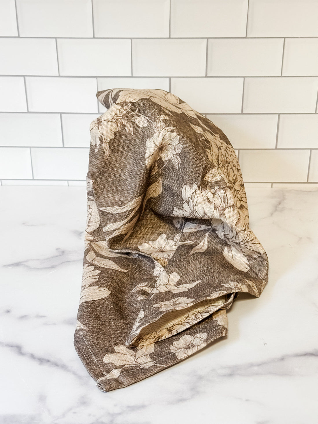 Sepia Floral Tea Towels