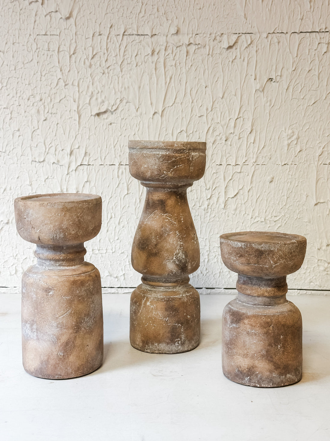 Terracotta Pillar Candle Holder