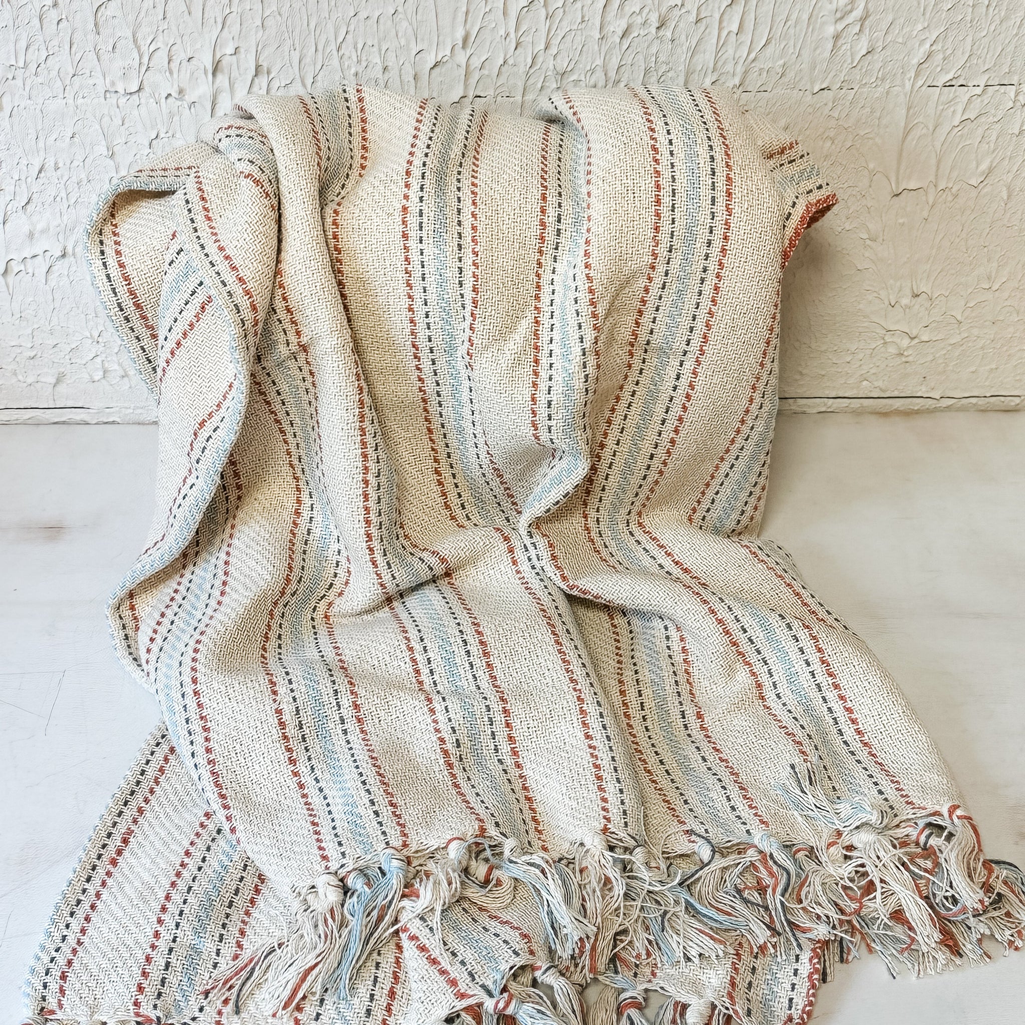 Ticking Stripe Throw