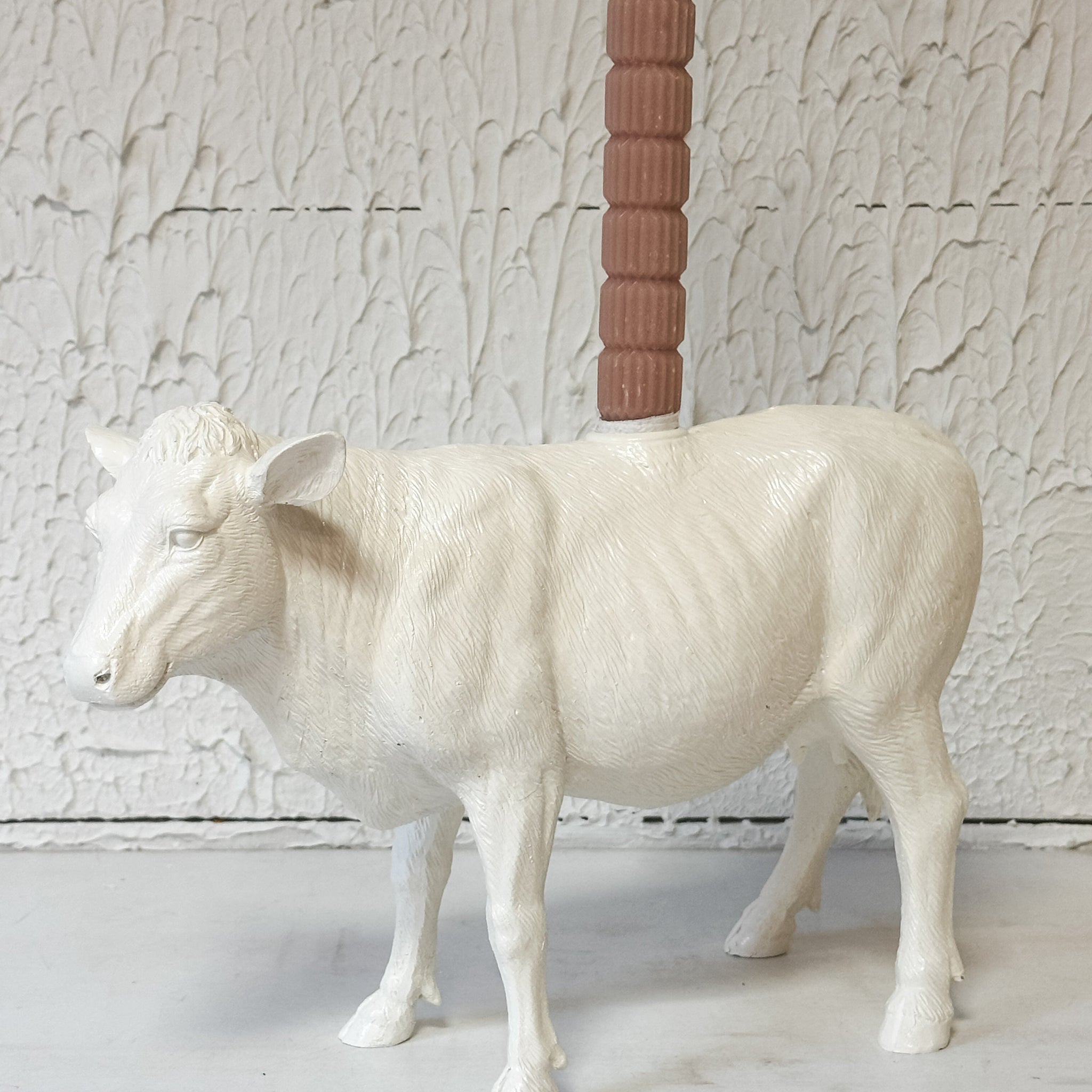 Resin Cow Shaped Taper Holder