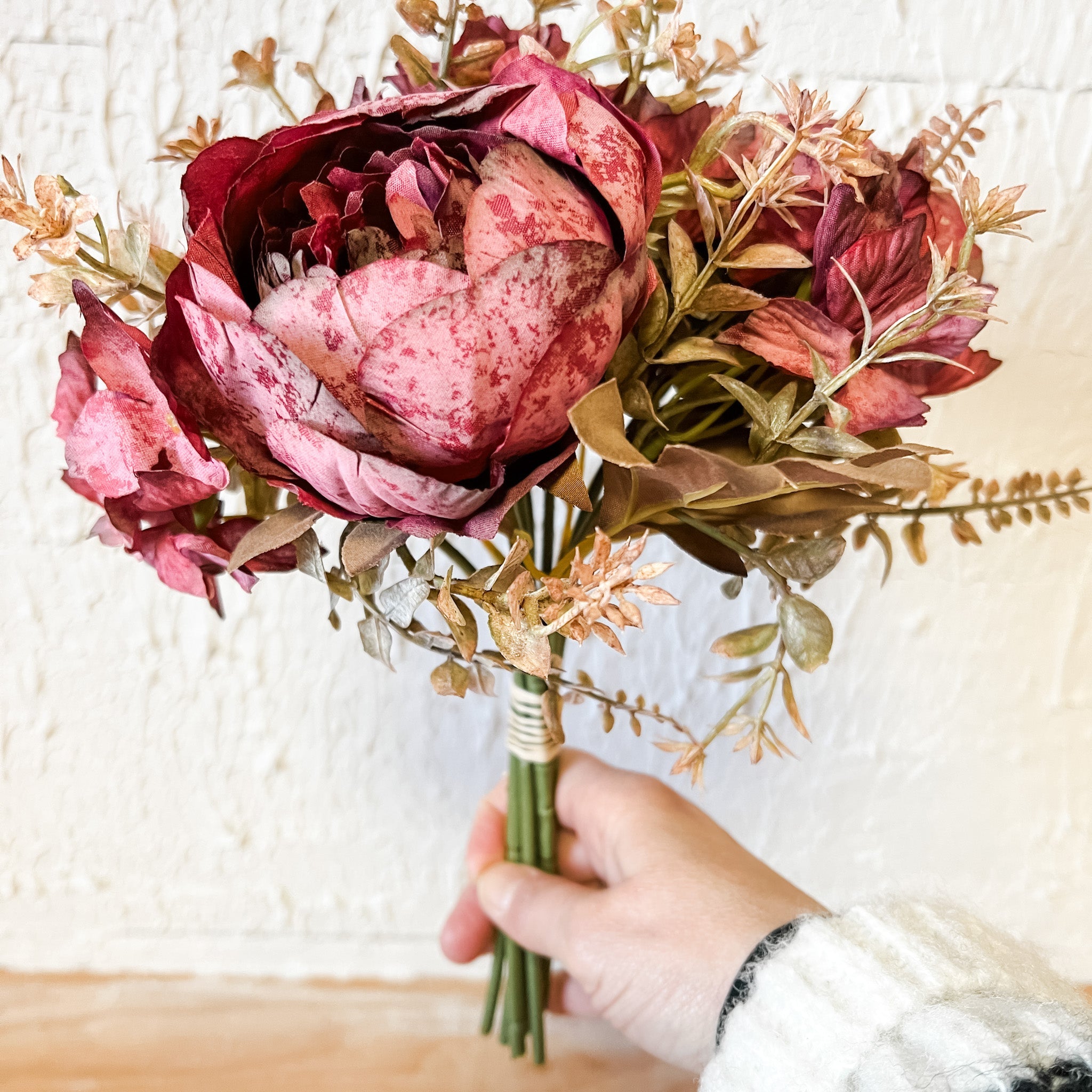 Dried Peony Bush, 3 Colors